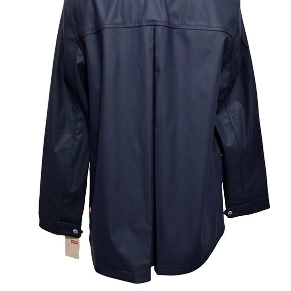 Levi's NWT Navy Rain Jacket Women M - Picture 4 of 16